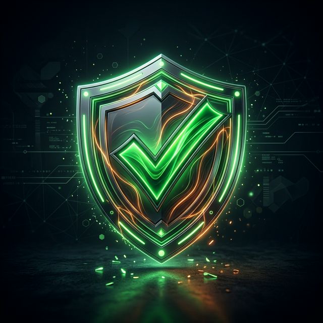 Picasso App security analysis showing scan results and shield icon